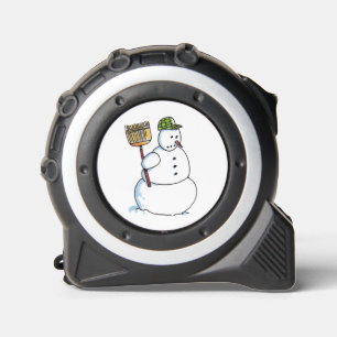 Broom Snowman tape measure 1