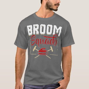 Broom Squad Curling Accessories Winter Sports Curl T-Shirt