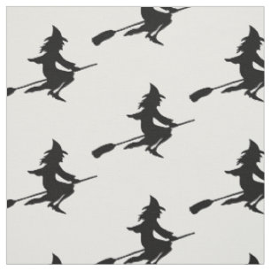 Broom Witch Fabric