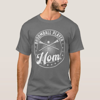 Broomball Sport Broomball Player Mum retro T-Shirt