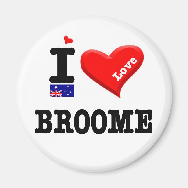 BROOME - I Love Magnet (Front)