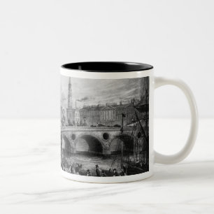 Broomielaw Bridge, Carlton Place Two-Tone Coffee Mug