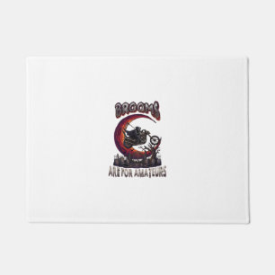 Brooms Amateurs Grim Reaper Motorcycle Halloween R Doormat