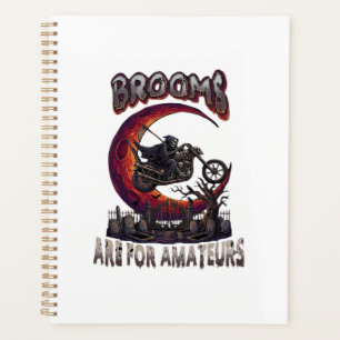 Brooms Amateurs Grim Reaper Motorcycle Halloween R Planner