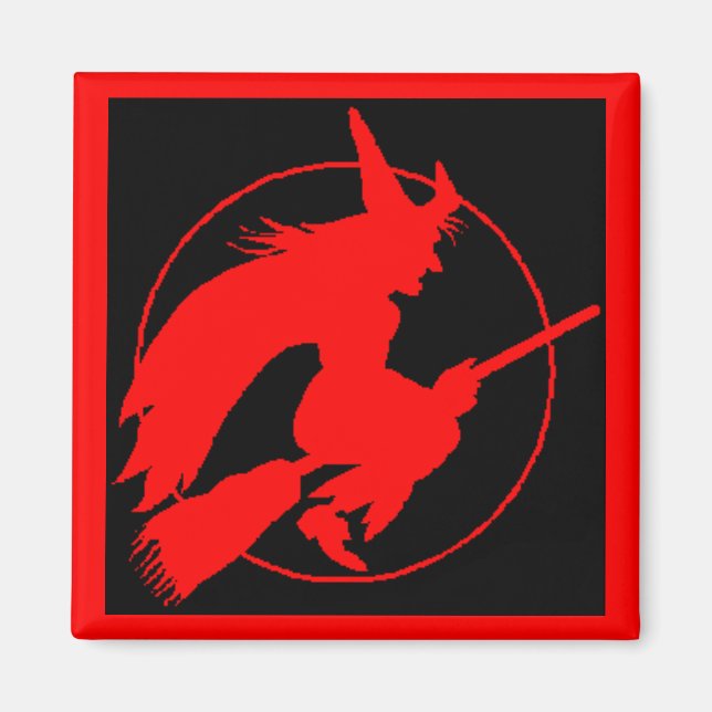 broomstick mafia badge of honour magnet (Front)