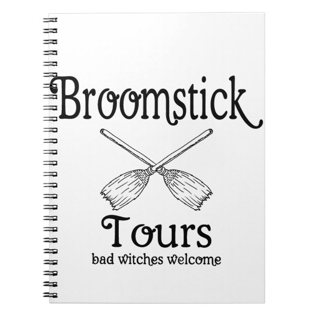 broomstick tours notebook (Front)