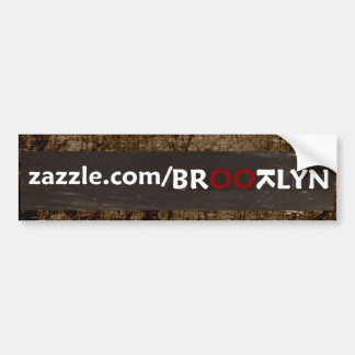 BROOTLYN store - IT IS WHAT IT ISN'T Bumper Sticker