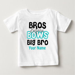 Bros Before Bows Big Brother Personalised T-shirt