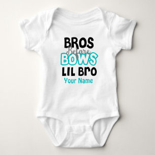 Bros Before Bows Little Brother Personalised shirt