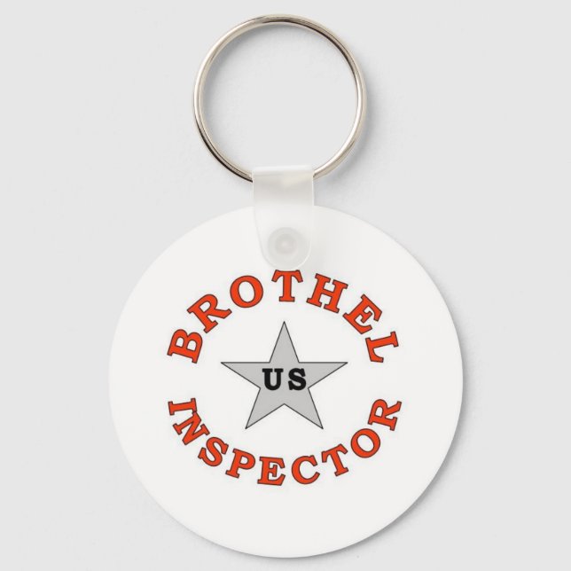 BROTHEL INSPECTOR KEY RING (Front)