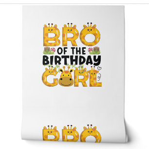 Brother 1st Birthday Girl Giraffe Theme Party Zoo Wallpaper