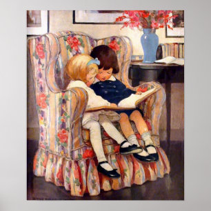 Brother and Sister Canvas Print