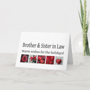 Brother and Sister in Law Christmas Holiday Card
