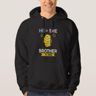 Brother Baby Big Bro Mum Bee Party Theme Hoodie
