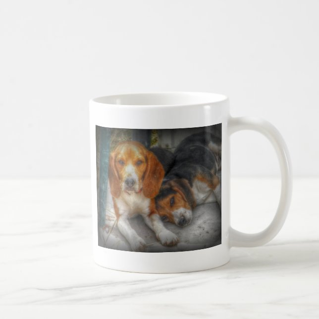 Brother Beagles Coffee Mug (Right)