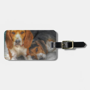 Brother Beagles Luggage Tag