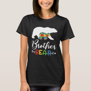 Brother Bear Autism Awareness Bro boy T-Shirt