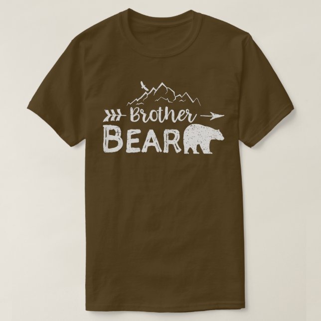 Brother Bear  Matching Family Mama Papa Bear Campi T-Shirt (Design Front)