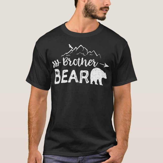 Brother Bear  Matching Family Mama Papa Bear Campi T-Shirt (Front)
