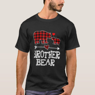 Brother Bear Red Buffalo Plaid Brother Bear Pajama T-Shirt