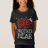 Brother Bear Red Plaid Christmas Pajama Family Gif