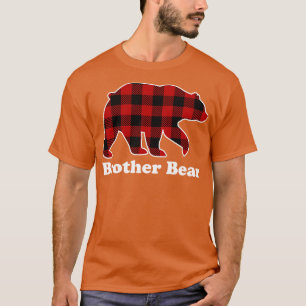 Brother Bear Red Plaid Christmas Pajama Family T-Shirt