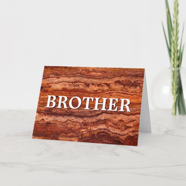 Brother Birthday Card (Front)