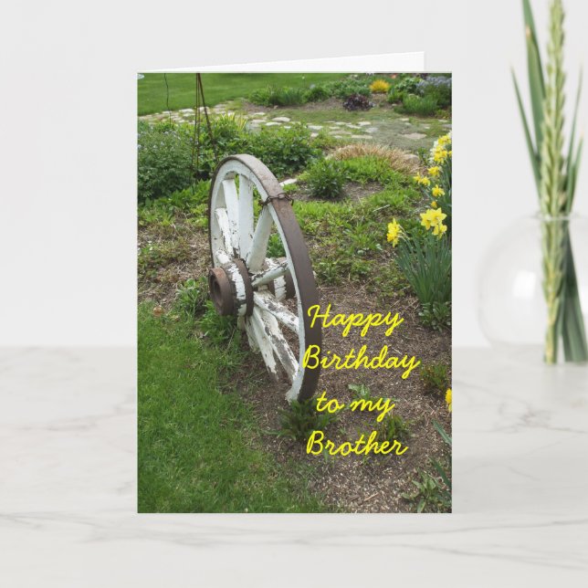 Brother Birthday Card (Front)