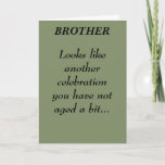 BROTHER BIRTHDAY CARD<br><div class="desc">CUSTOMIZE INSIDE AND BACK OF CARD</div>