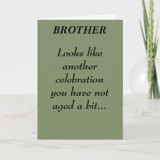 BROTHER BIRTHDAY CARD