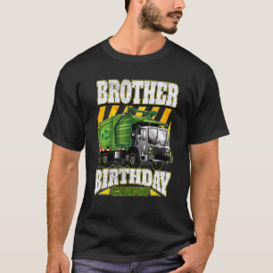 Brother Birthday Crew  Garbage Trucks T-Shirt