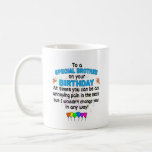Brother Birthday Gift. Funny Brother Birthday Mug<br><div class="desc">This funny Mug is a perfect gift to wish your Brother A Happy Birthday, and to tell him thanks for being so special ( and occasionally annoying lol). It has a funny rhyming poem on it which reads - To a Special Brother on your Birthday. At times you can be...</div>