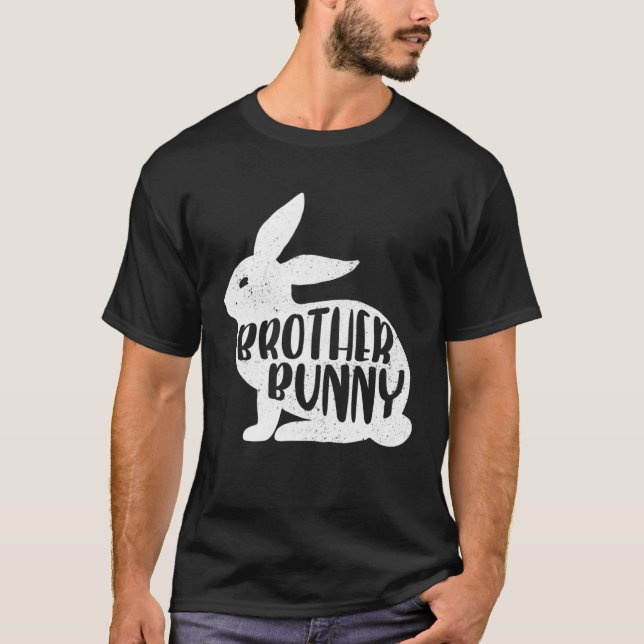 Brother Bunny Cute Matching Family Easter T-Shirt (Front)