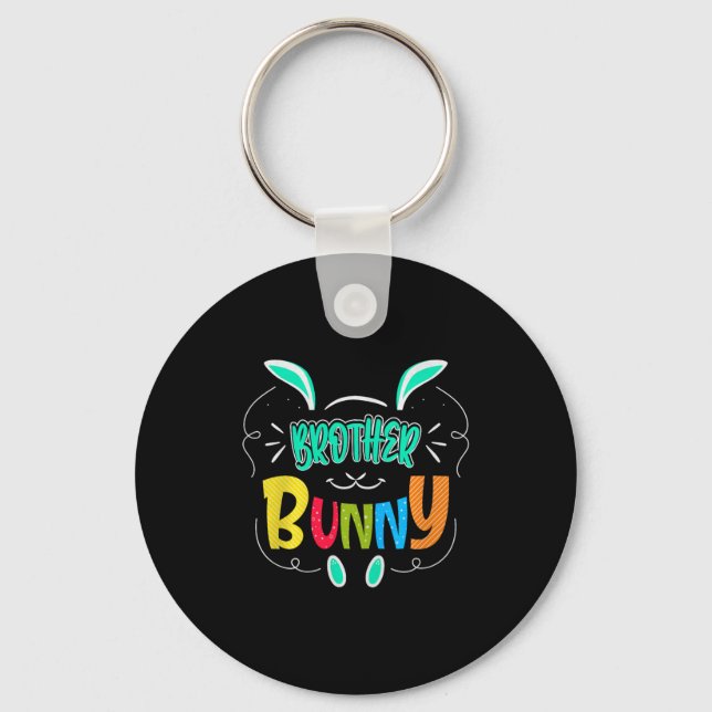 Brother Bunny Premium Tri-blend  Key Ring (Front)