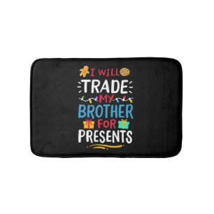 Brother Christmas Bath Mat