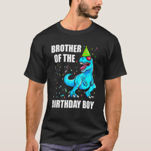 Brother Dinosaur Of The Birthday Boy Big Brother M T-Shirt