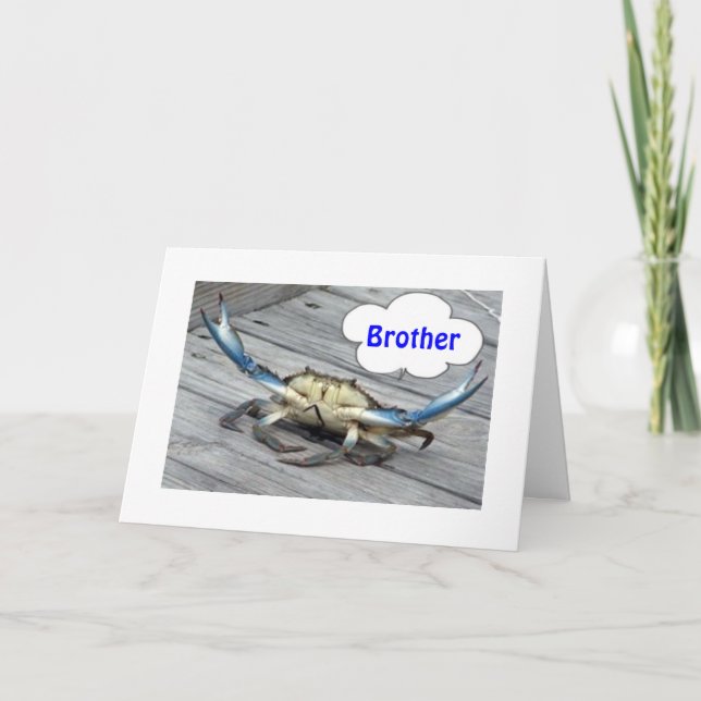 BROTHER-DON'T BE A CRAB (SAYS THE CRAB) CARD (Front)