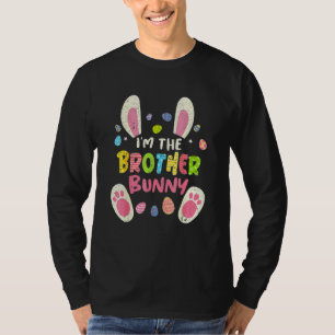 Brother Easter Matching Family Party Bunny Face Co T-Shirt