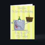 Brother Eat More Cake 50th Birthday Card<br><div class="desc">card</div>