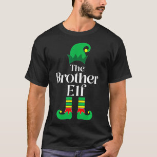Brother Elf Christmas Party Gifts Matching Family T-Shirt