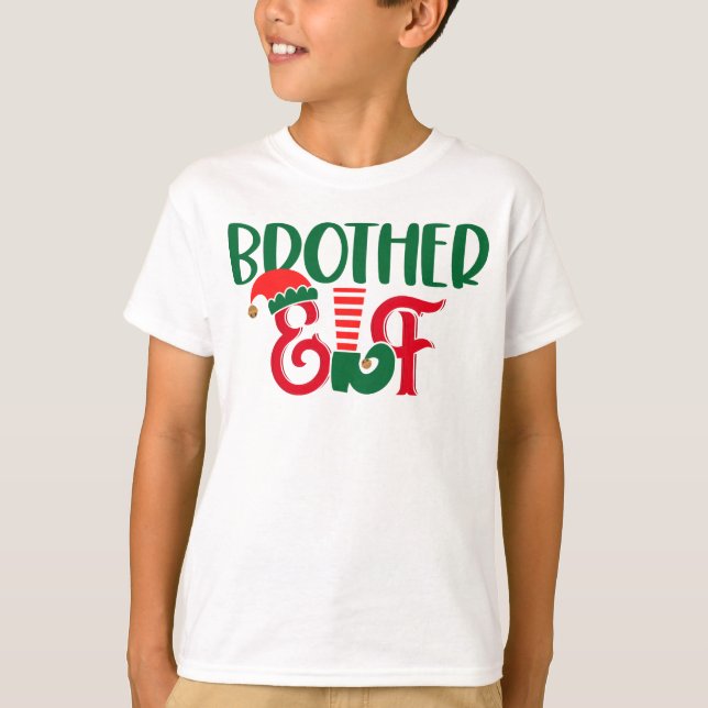 Brother Elf Christmas T-Shirt (Front)