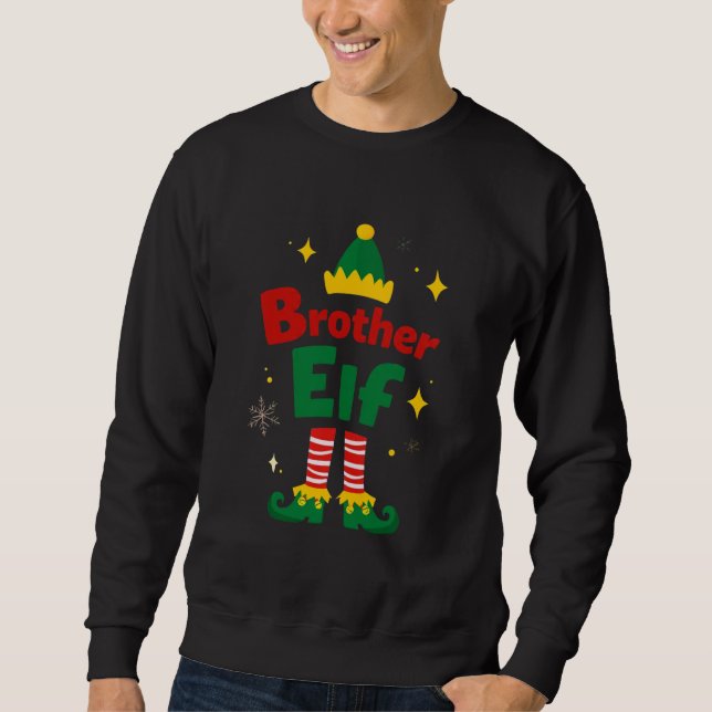 Brother Elf Holiday Family Matching Set Sweatshirt (Front)