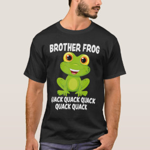 Brother Frog Animal Pun Love Amphibian Toad Frogs T-Shirt