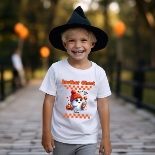 Brother Ghost Personalised Name Gift for Boys T-Shirt