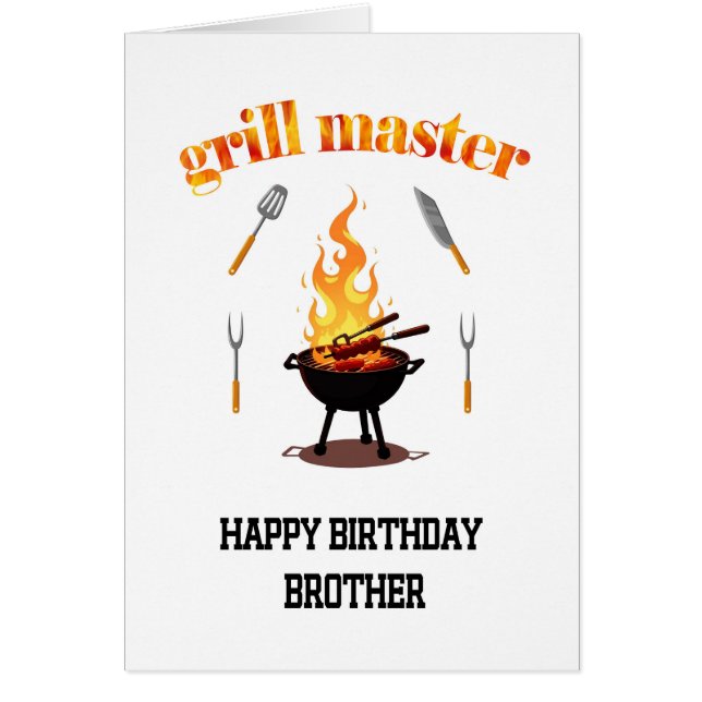 Brother Grill Master Birthday  (Front)