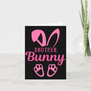 Brother happy easter bunny t shirt card