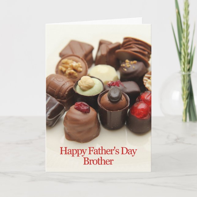 brother  Happy Father's Day Card (Front)