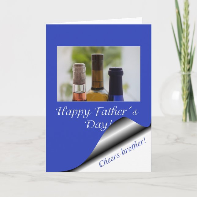 brother  Happy Father's Day Card (Front)