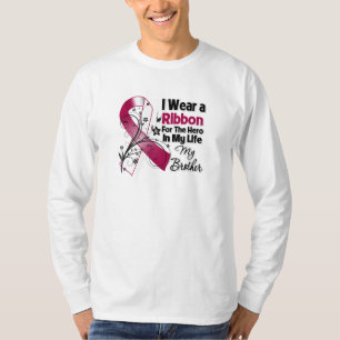 Brother Hero in My Life Head Neck Cancer T-Shirt