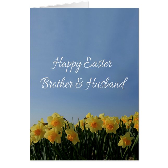 Brother & Husband   Happy Easter (Front)